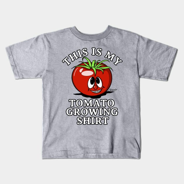 Tomato Design Perfect Gardening Lover Gift TOMATO GROWING SHIRT Kids T-Shirt by ScottyGaaDo